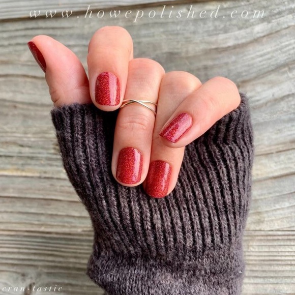 Glitter Red Color Street Nail Polish in the color “Cran-tastic” Brand New in Box - Picture 4 of 17